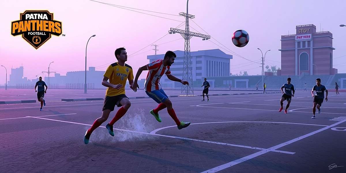 Concept art for upcoming Patna Panthers FIFA street football mode set in Indian city