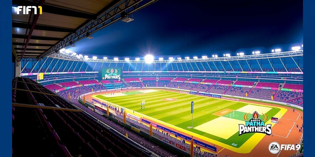 Patna Panthers FIFA Diwali special event showing stadium with festive lights and decorations